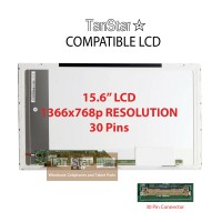   15.6" Laptop LCD Screen 1366x768p 30 Pins Screw in Side [TSTPC15.6-03]